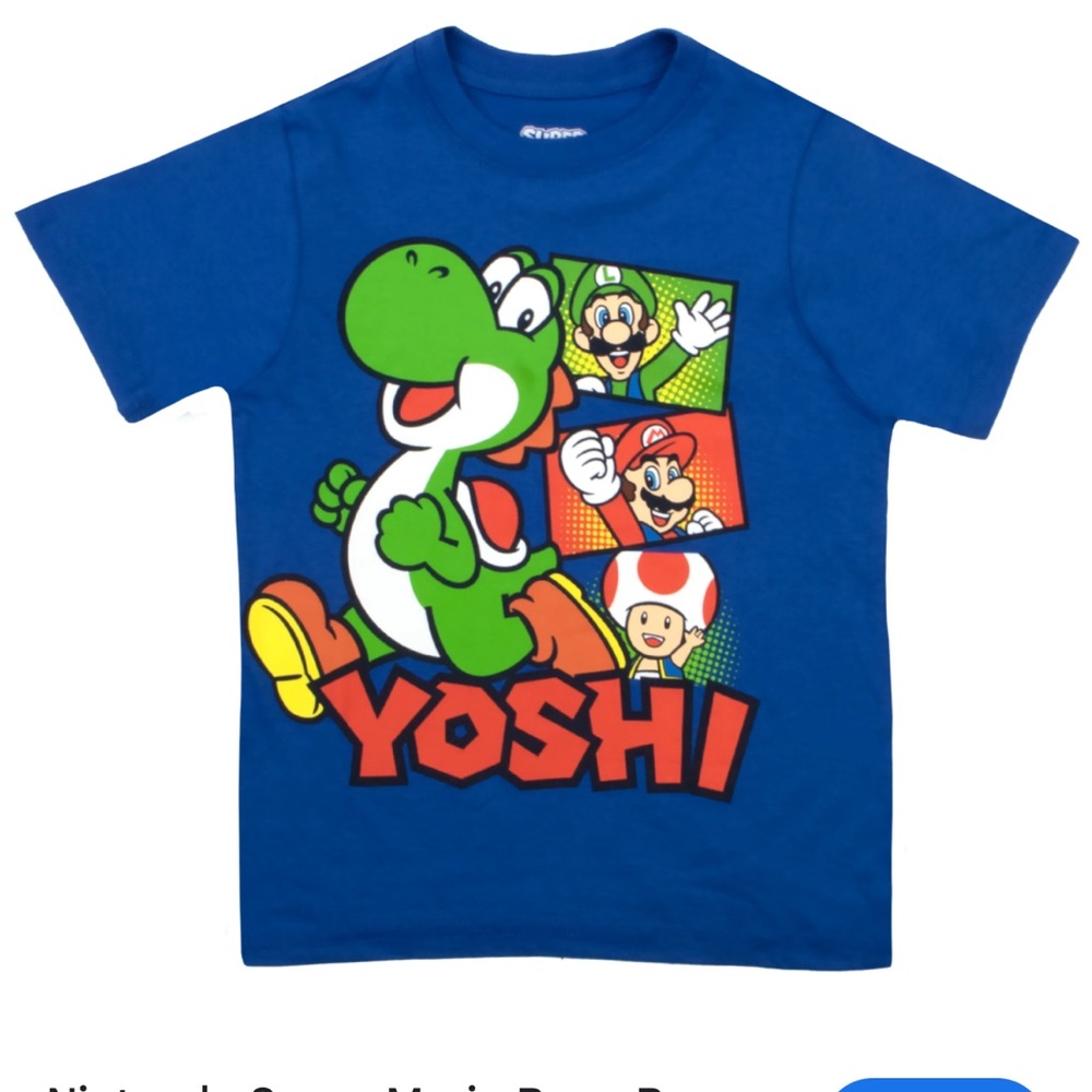 Nintendo Super Mario Bros. Mario Kart & Friends Graphic Short Sleeve T-Shirt